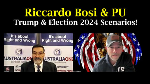 Riccardo Bosi Must See - Trump And Election 2024 Scenarios - 8/10/24..