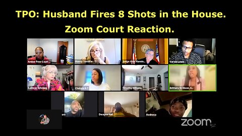 Wife Seeks TPO after Her Husband Fires 8 Shots in the House. Judge Manning Court Reaction.