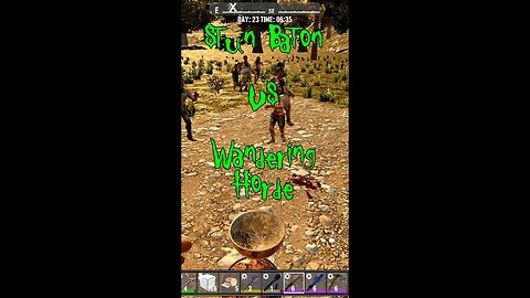 7 Days to Die #Shorts Wandering Horde