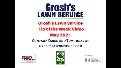 Landscaping Contractor Hagerstown MD Video May Tip of the Week 2021