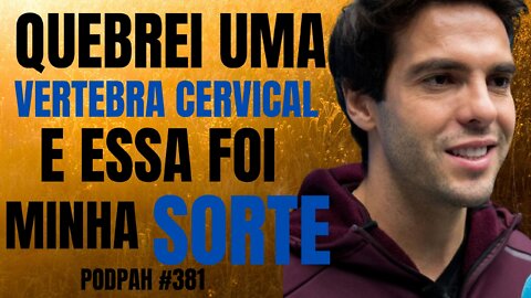 KAKÁ: "TUDO ACONTECE POR ALGUM MOTIVO ATÉ QUANDO SE QUEBRA UMA VÉRTEBRA CERVICAL"