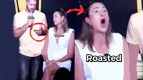 Man ROASTS Woman On Stage