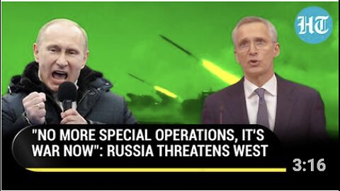 'State Of War': Russia's Alarming Warning For West As NATO Leader Fears 'Ukraine's Could Fall Soon'