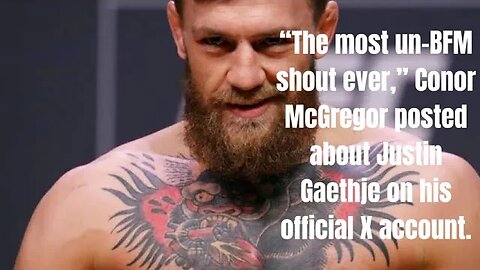 McGregor Criticizes Gaethje for Rejecting Masvidal BMF Fight"