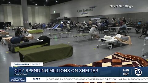 City spending millions on Convention Center Covid shelter