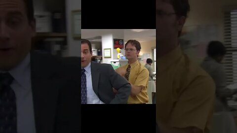 Dwight Schrute smashes Michael Scott