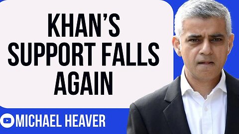 Support For Sadiq Khan FALLS AGAIN In London