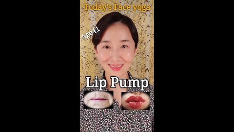 Lip pump exercise for women at home