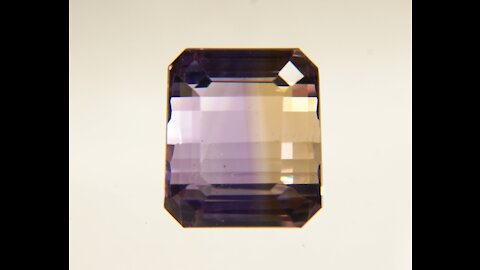 Natural Stunning Bolivian Ametrine Fantasy Step Cut Octagon