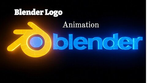 How I made This Using Blender Title Logo Animation