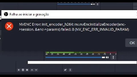 Solução: Não Consigo Gravar a Tela Com OBS Studio Erro Nvenc Init Error Como Reolver