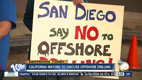 San Diego mayor, other state mayors to talk offshore drilling