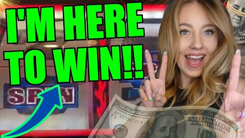 SPINNING & WINNING ON THESE SLOTS AT THE CASINO!!!