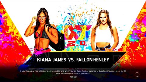 NXT Fallon Henley vs Kiana James