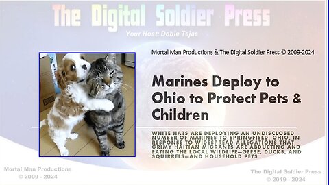 Marines Deploy to Ohio to Protect Pets & Children