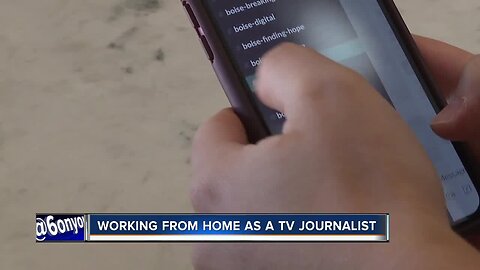 From the kitchen table to the TV screen: working from home as a TV journalist