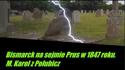 Bismarck na sejmie Prus w 1847 roku.