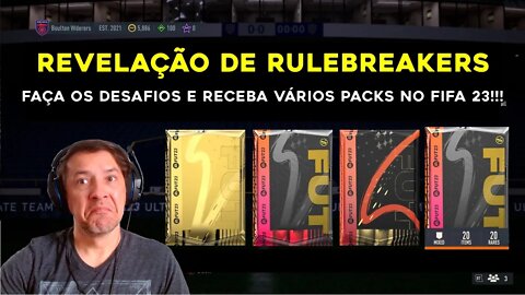 GANHE PACKS NO DESAFIO REVELAÇÃO DE RULEBREAKERS: FIFA OBJECTIVE SPECIALIST! FIFA 23 - PS5 - Ep. #6