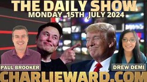 THE DAILY SHOW WITH PAUL BROOKER & DREW DEMI - MONDAY 15TH JULY 2024