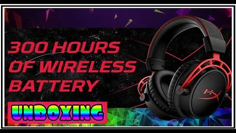 300 HOURS battery LIFE Headphones! || HyperX Cloud ALPHA Wireless || SKU: 4P5D4AA