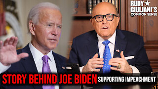 The STORY BEHIND JOE BIDEN Supporting Impeachment | Rudy Giuliani | Ep. 106