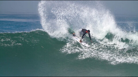 Surfing Lower Trestles with Mick Fanning Kanoa Igarashi and Kolohe Andino