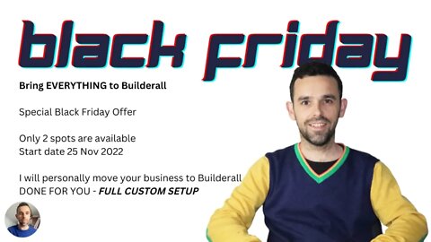 BLACK FRIDAY Bring EVERYTHING to Builderall Special Offer