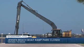 Boat ramps at Jensen Beach Boat Ramp Park temporarily closing for repairs