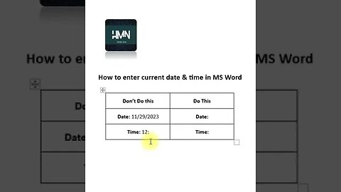 "📅Mastering Time Travel in MS Word!⏰How to Enter the Current Date & Time with a Click!🚀 #WordWizard"