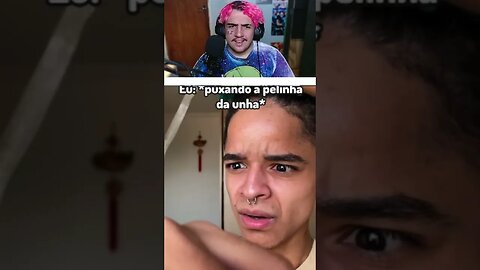 QUANDO VOCÊ PUXA A PELINHA DO DEDO - REACT Jooj Natu