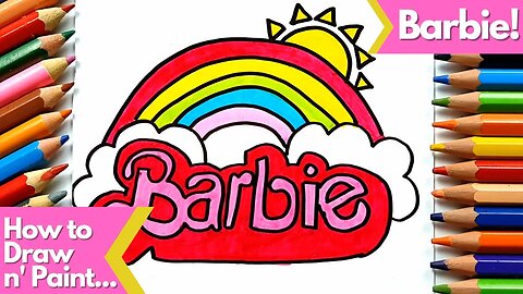 How to Draw and Paint the Barbie Logo