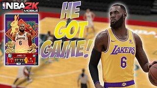 "He Got Game" Amber Lebron James Is A True Baller - NBA 2k Mobile!!!