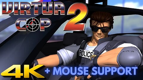 ⭐ VIRTUA COP 2 + Mouse Support | 4K/60ᶠᵖˢ | PS2 #walkthrough #longplay #playthrough