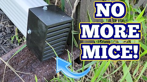 Keep The Mice Out With This 3D Printed Gutter Grill!