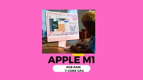 ✅Apple iMac (24-inch, Apple M1 chip with 8‑core CPU and 7‑core GPU