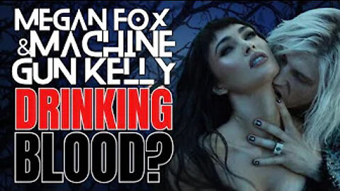 Megan Fox and Machine Gun Kelly drink each others BLOOD!