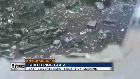 Tampa Bay residents report scary explosions involving shattering glass