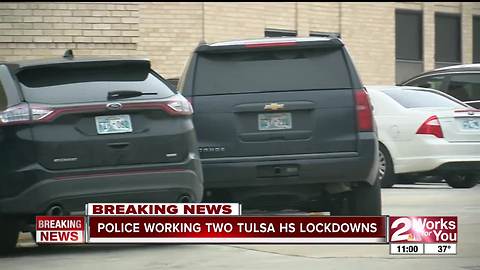 TPD worked 2 high school lockdowns Thursday morning