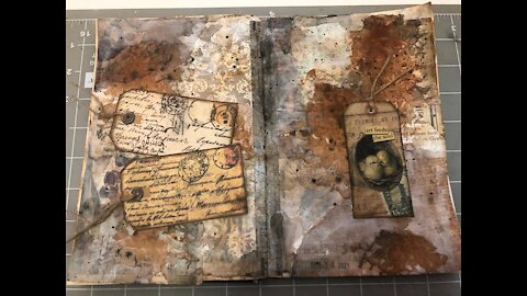 Mixed Media Page- Art Feeds the Soul (from Lovely Lavender Wishes)