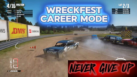 WRECKFEST GAMEPLAY CAREER MODE