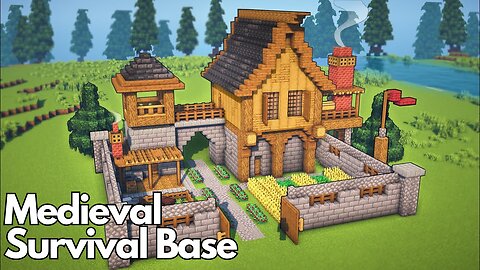 Minecraft: How to build a Medieval Survival Base | Easy Tutorial