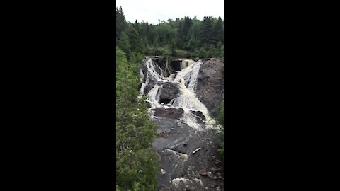 Eagle River Falls in Eagle River MI