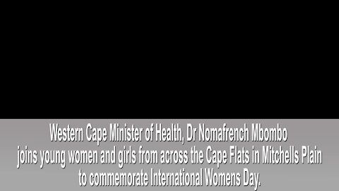 SOUTH AFRICA - Cape Town - International Womens Day. (P5V)