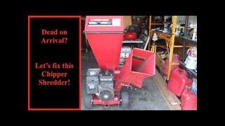 Troy Bilt Chipper Shredder 10 Hp Briggs and Stratton not running