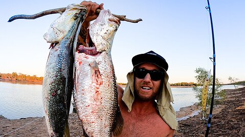 CAMPING REMOTE AUSTRALIA - SHARKS_ CROCODILES_ BARRAMUNDI. BUSH COOKING_