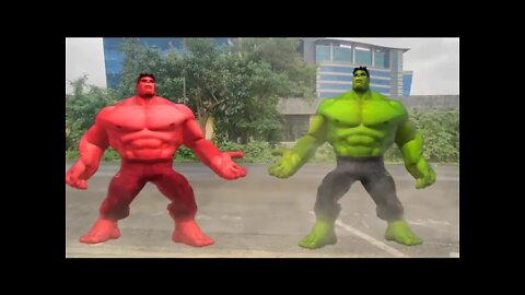 WAR Between Hollywood Hulk Vs Red Hulk