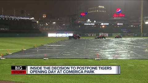 Detroit Tigers Opening Day postponed, rescheduled for Friday afternoon