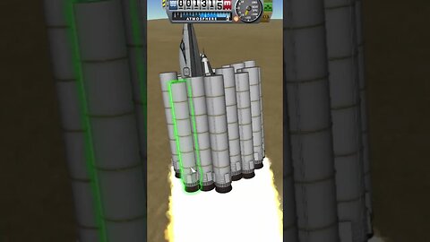 SpaceX Starship 33 Engine Static Fire But Kerbal #shorts #spacex #kerbalspaceprogram