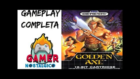 Golden Axe -- Sega Genesis (Mega Drive) -- GAMEPLAY COMPLETA