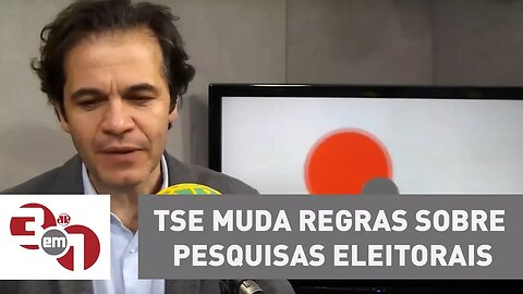 TSE muda regras sobre pesquisas eleitorais